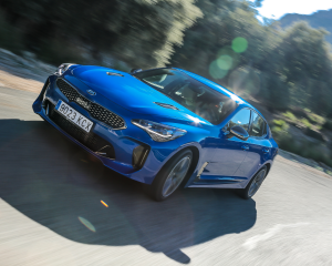 Kia Stinger blue dynamic  (12)